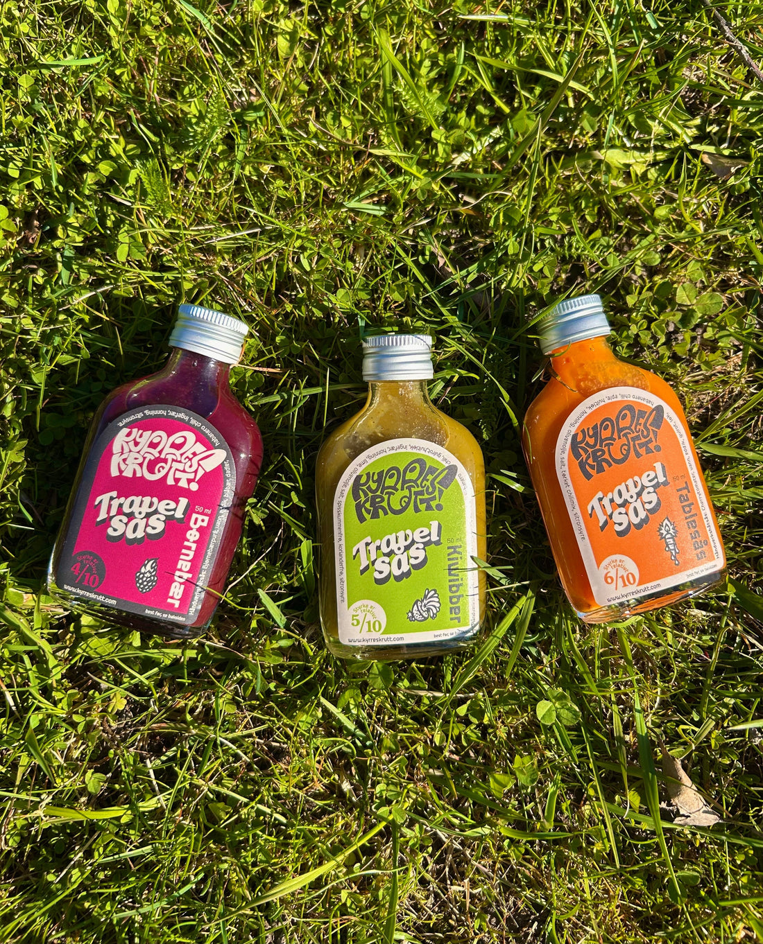 Gave Hot sauce, chilisaus, smaksprøver, håndlaget i Norge