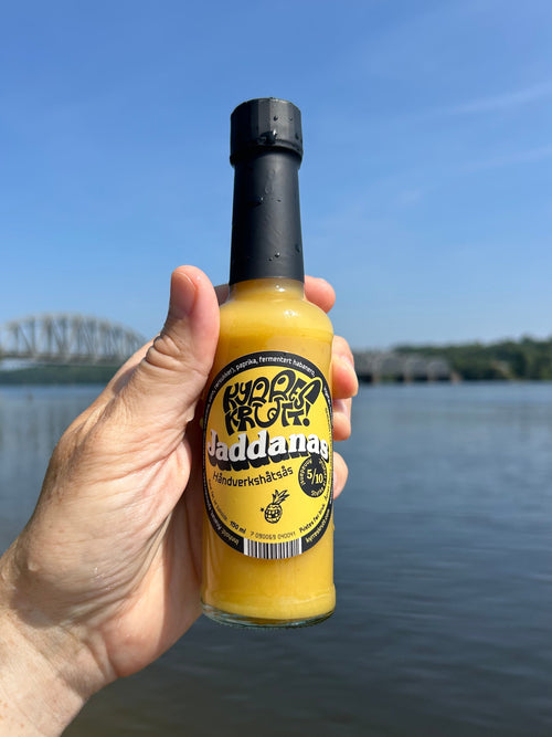 Fermentert hot sauce fra Norge. 