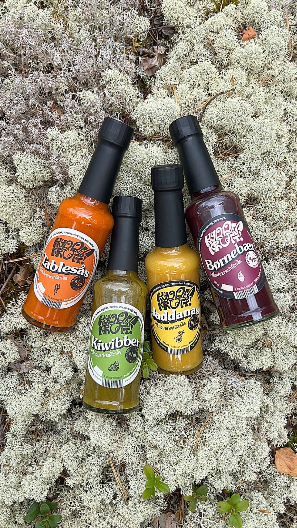 Gave med hot sauce, redusert pris. Ekte hådverk