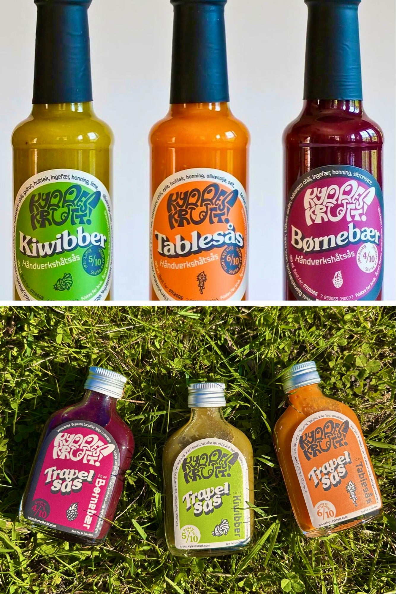 Chilisaus med personlighet, perfekt gave med håndlaget hot sauce fra Norge